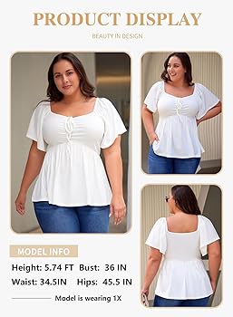 最終値下げ【euw】puff sleeve peplum top euw】puff sleeve peplum top